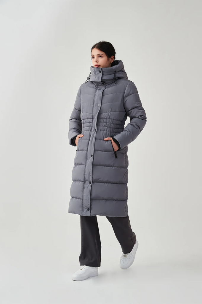 IKAZZ: Elevate Your Style with the Women’s Long Puffer Coat with Drop Hood